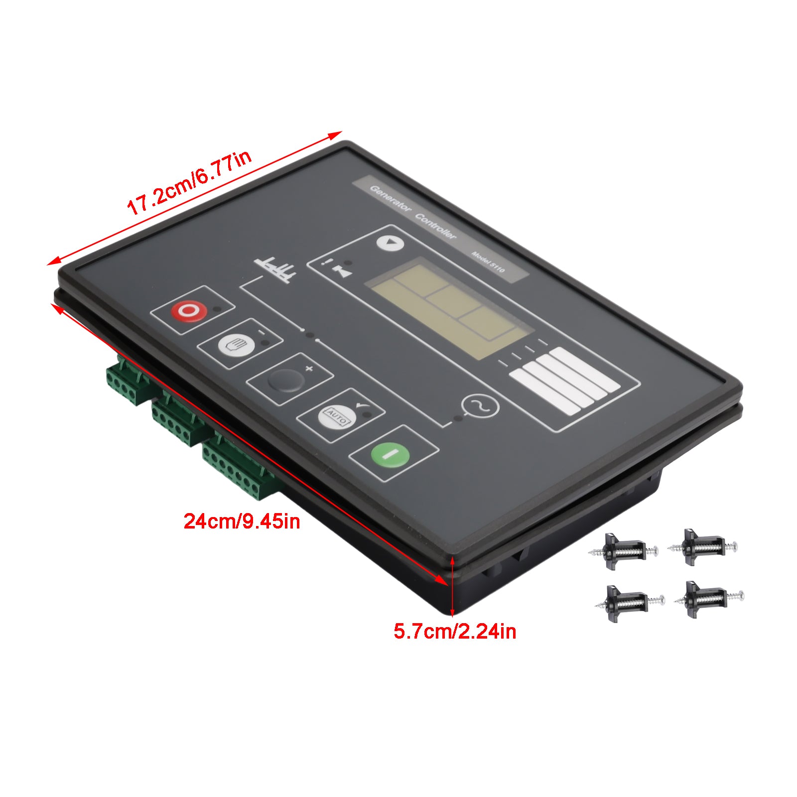 Pantalla LCD del panel de control del módulo del controlador del generador DSE5110 para aguas profundas
