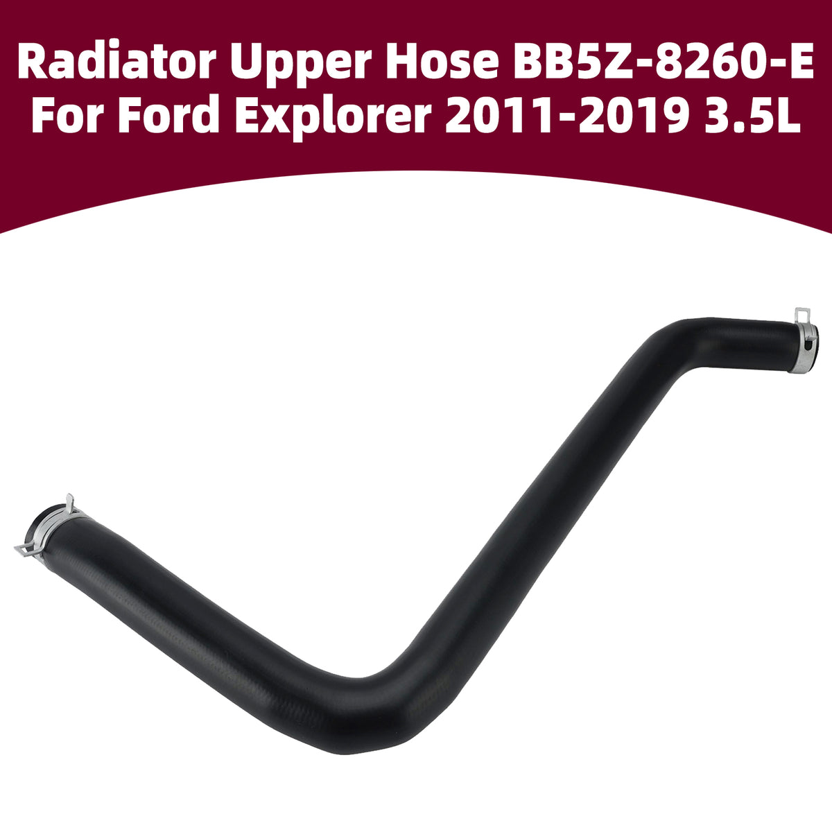 2011-2019 Ford Explorer 3.5L V6 Radiator Upper Hose bb5z8260a km5214 Generic