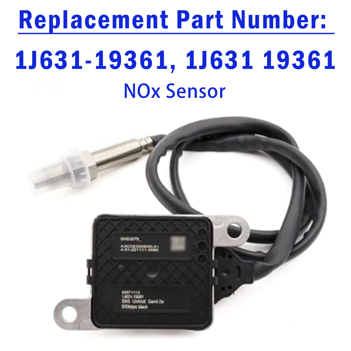 KUBOTA V3800-T 82571112 SVL97-2 Nitrogen Oxide Nox Sensor 1J631 19361 Generic