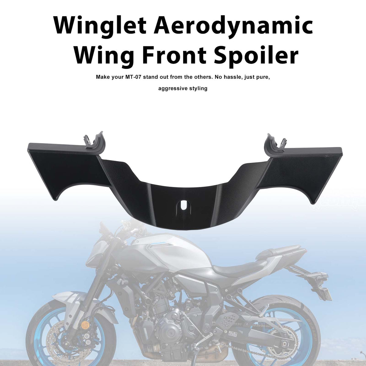 2025-2026 Yamaha MT-07 Winglet Aerodynamic Wing Front Spoiler Generic
