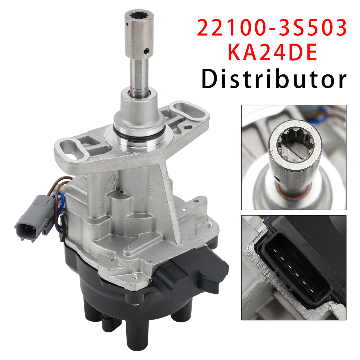 1998-2004 Nissan Frontier Xterra 2.4L KA24DE Ignition Distributor 221003S502 DST58421 Generic