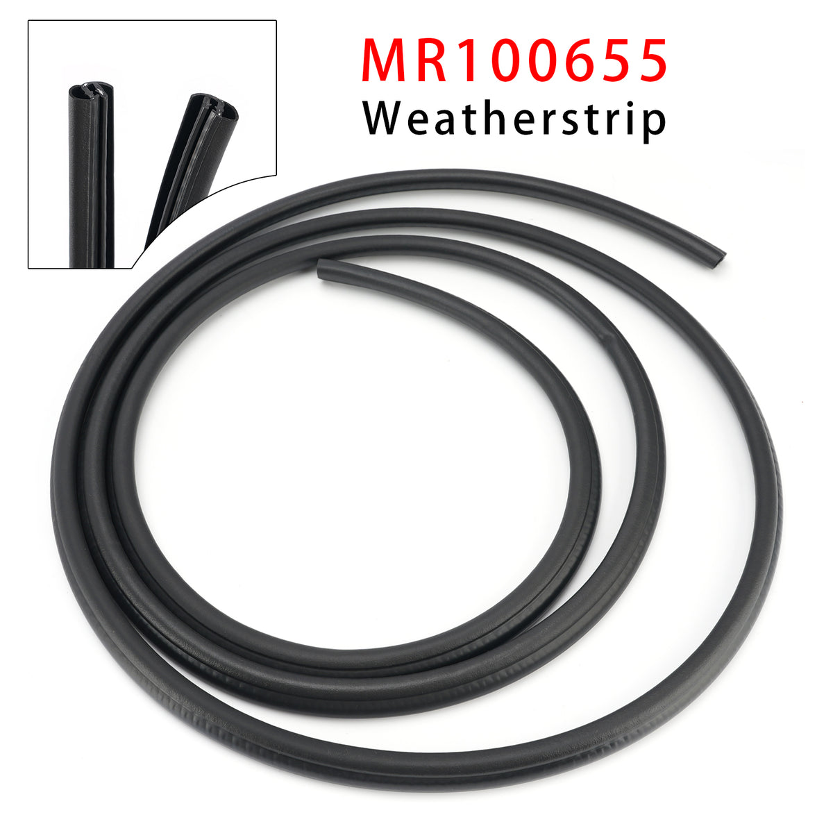 1982-1999 Mitsubishi Pajero/Montero V33 V43 V45 Sunroof Weatherstrip Seal MR100655 Generic