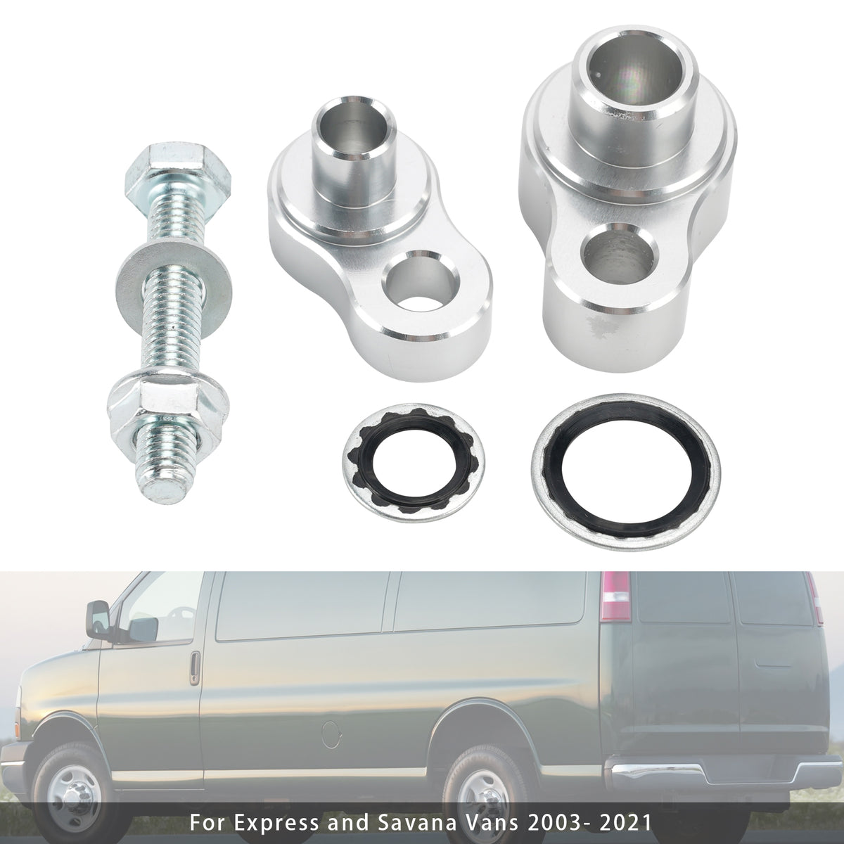 2003-2021 Express and Savana Vans Rear AC Block Off Kit Generic