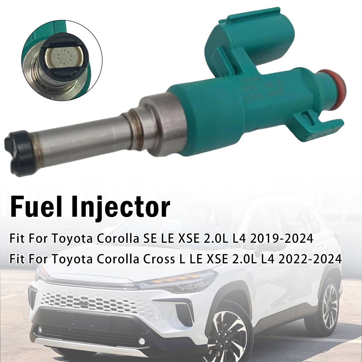 2022-2024 Toyota Corolla Cross L LE XSE 2.0L L4 1Pcs Fuel Injector 23209-29165 322-10093 Generic