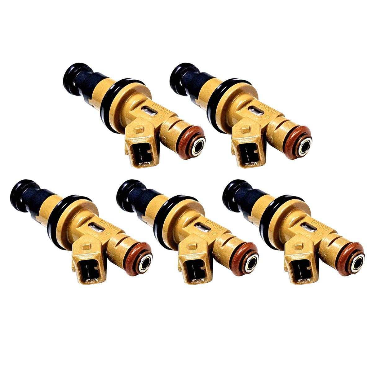 1999 Volvo S70 2.4L L5 5Pcs Fuel Injector 9125821 852-12180 Generic