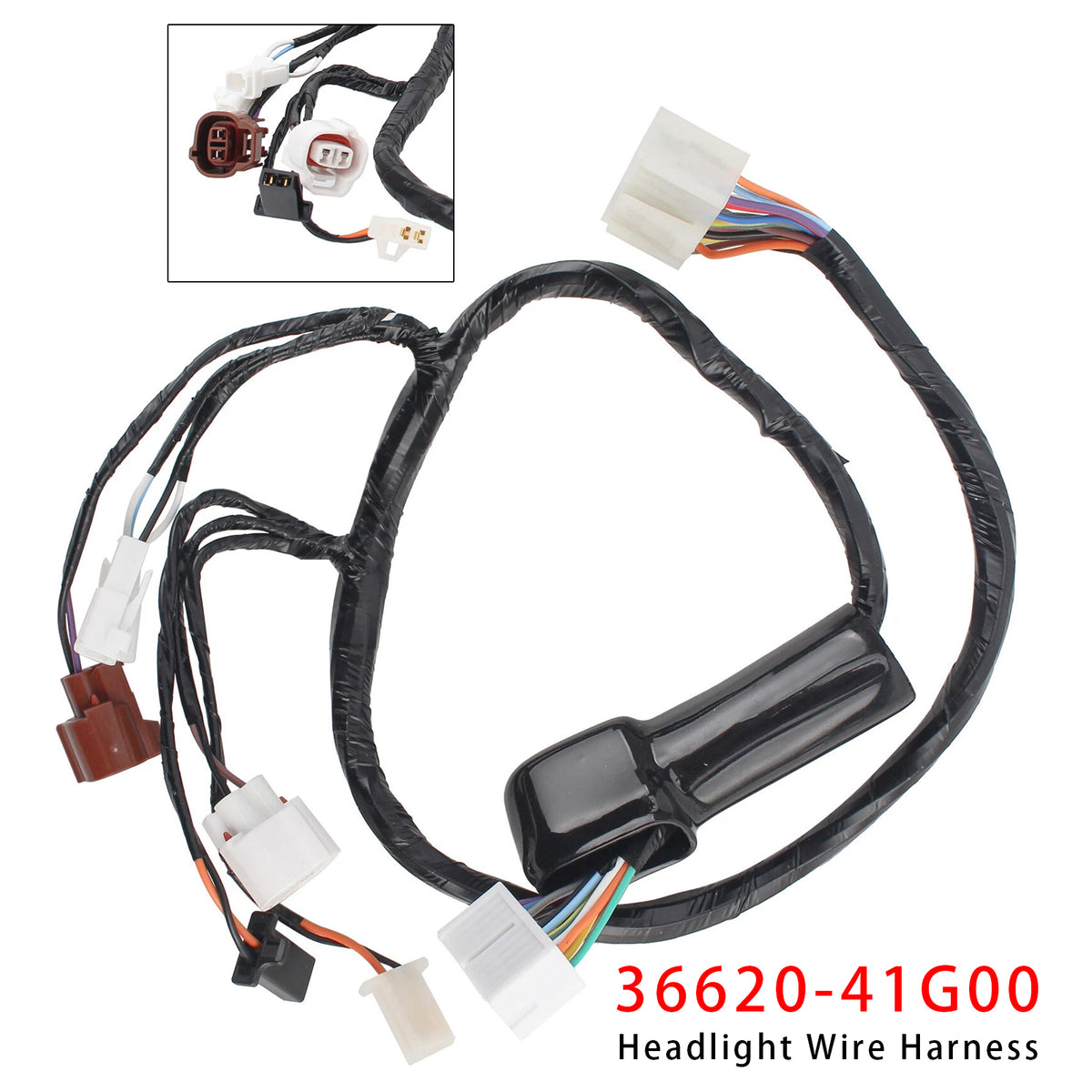 2005-2006 Suzuki GSXR 1000 Headlight Wiring Harness Cable Assembly 36620-41G00 Generic