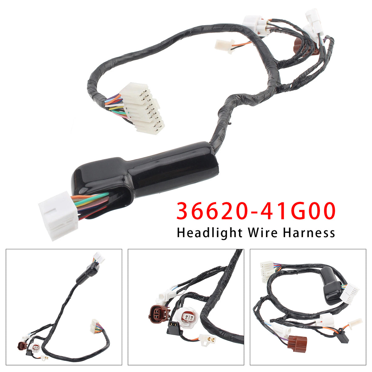 2005-2006 Suzuki GSXR 1000 Headlight Wiring Harness Cable Assembly 36620-41G00 Generic
