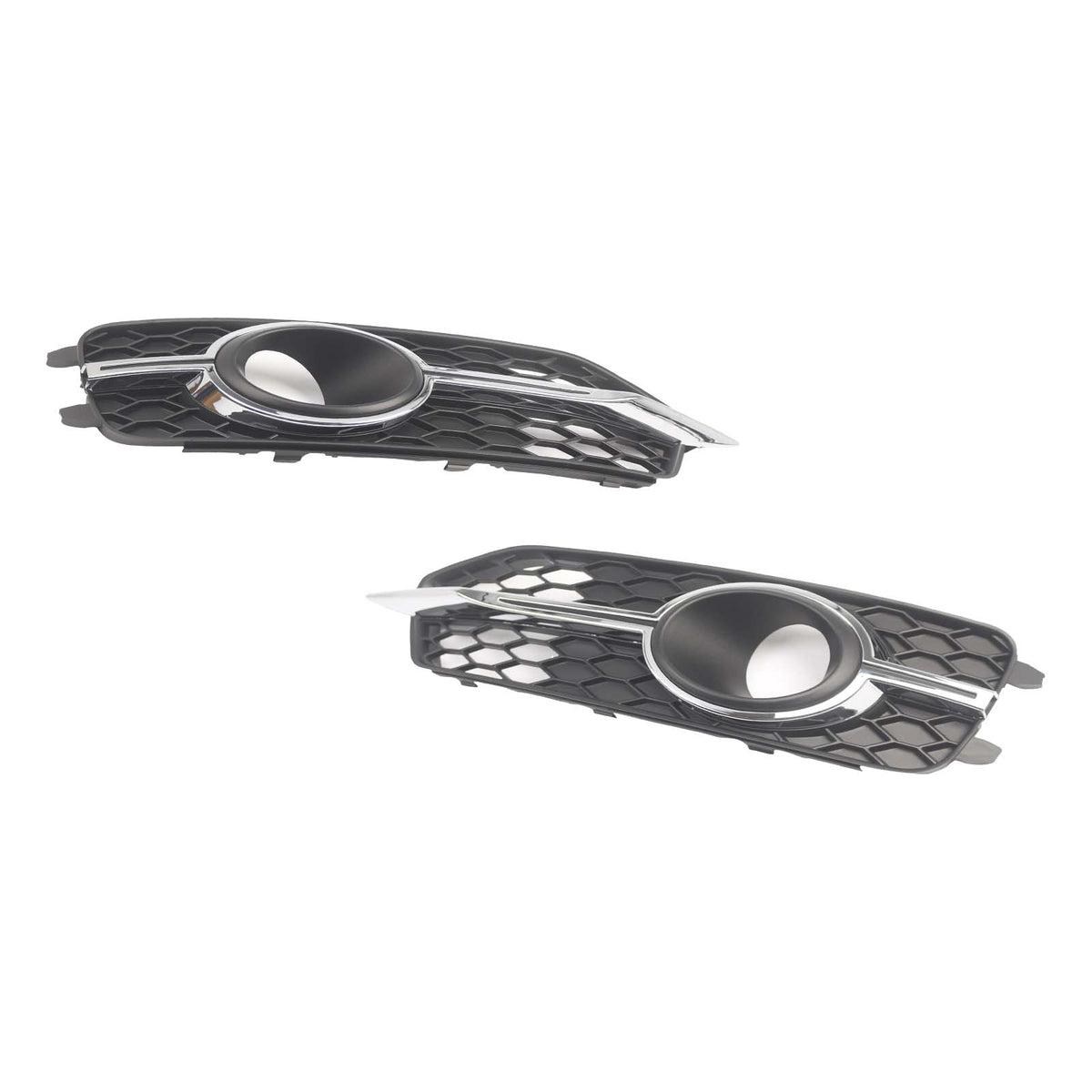 2012-2014 Audi A6 C7 S-Line 2PCS Car Front Bumper Fog Light Grille 4G0807681K 4G0807682E Generic