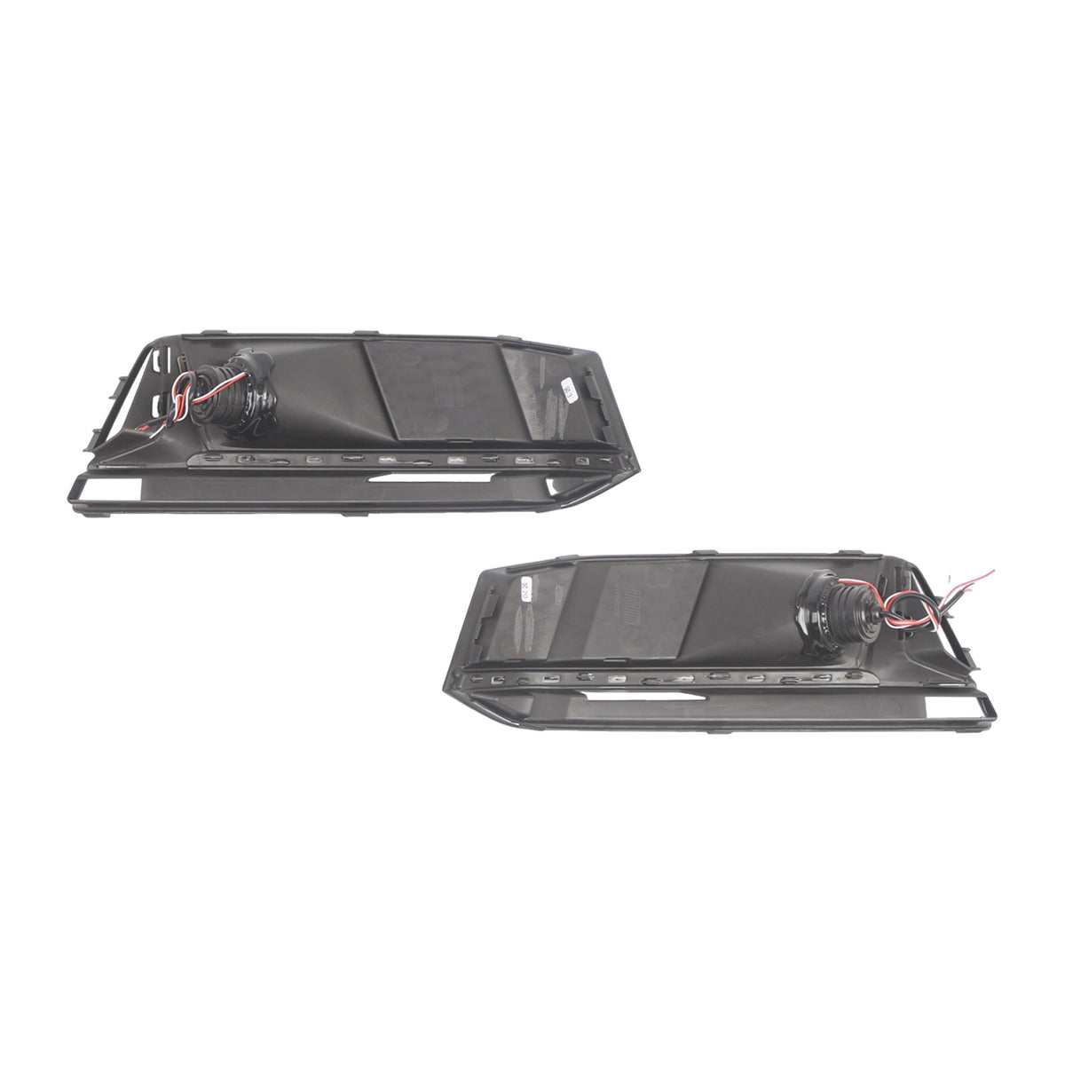 2016-2019 AUDI A4 B9 S-line S4 (8W) 2PCS Black Front Bumper Foglight Grille Grill 8W0807682K 8W0807681G Generic