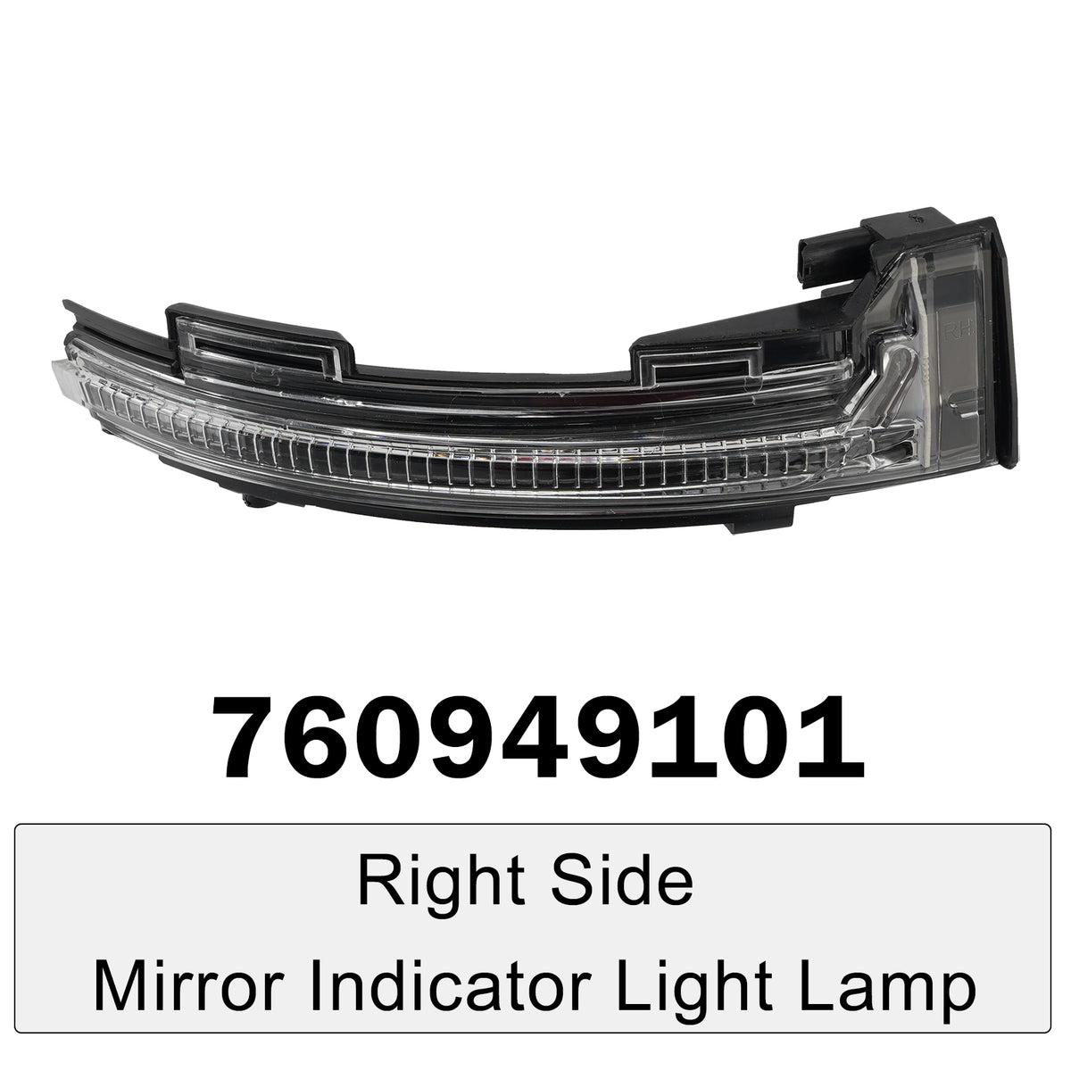 2018-2023 VW Touareg III CR Right Side Mirror Indicator Light Lamp Generic