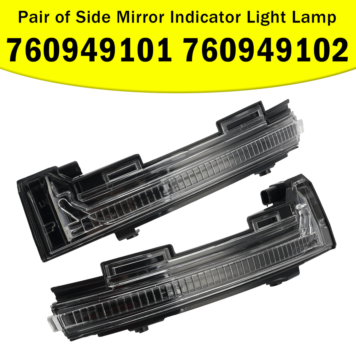 2018-2023 VW Touareg III CR Pair of Side Mirror Indicator Light Lamp Generic