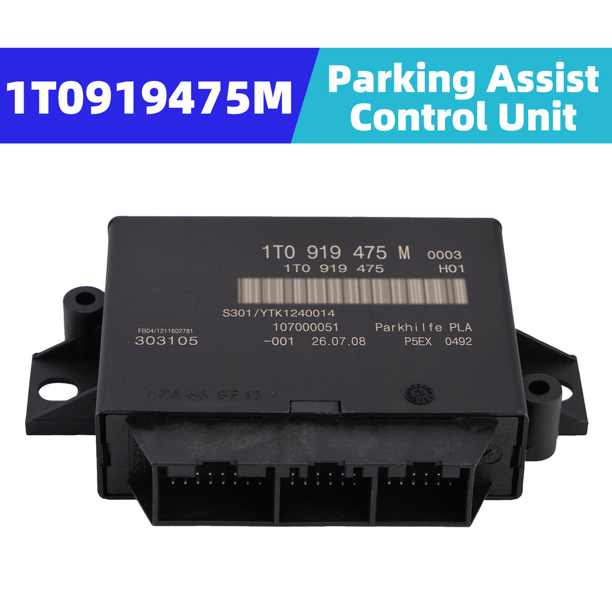 VW Passat CC Tiguan Golf Plus Parking Aid Park Assist Control Module 1T0919475M Generic