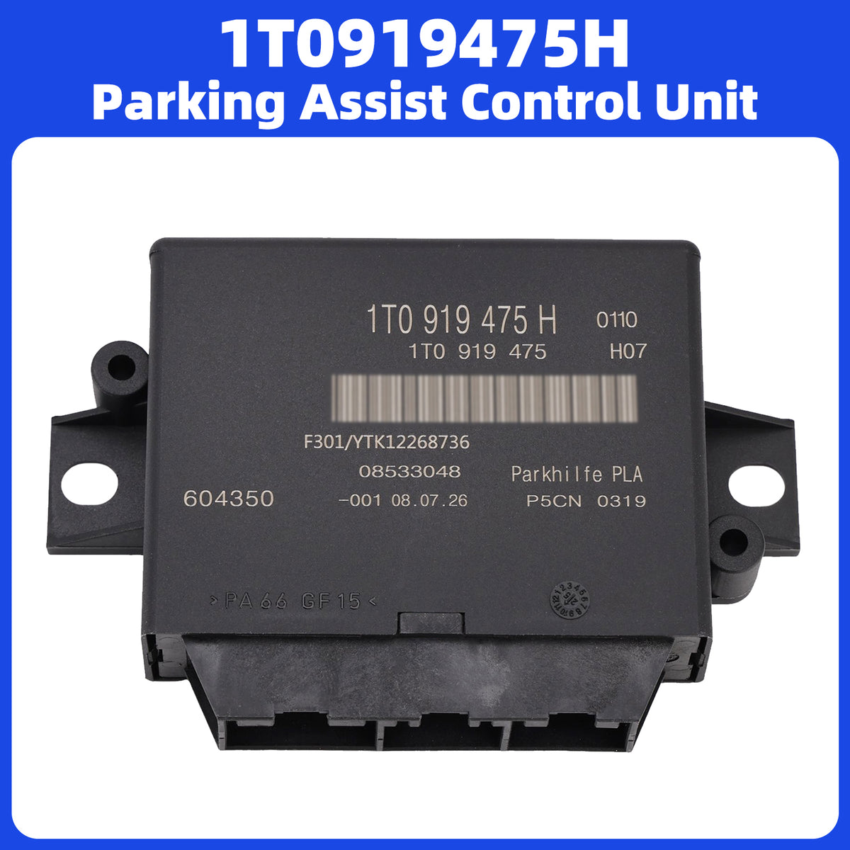 VW Passat CC Tiguan Golf Plus Parking Aid Park Assist Control Module 1T0919475H Generic