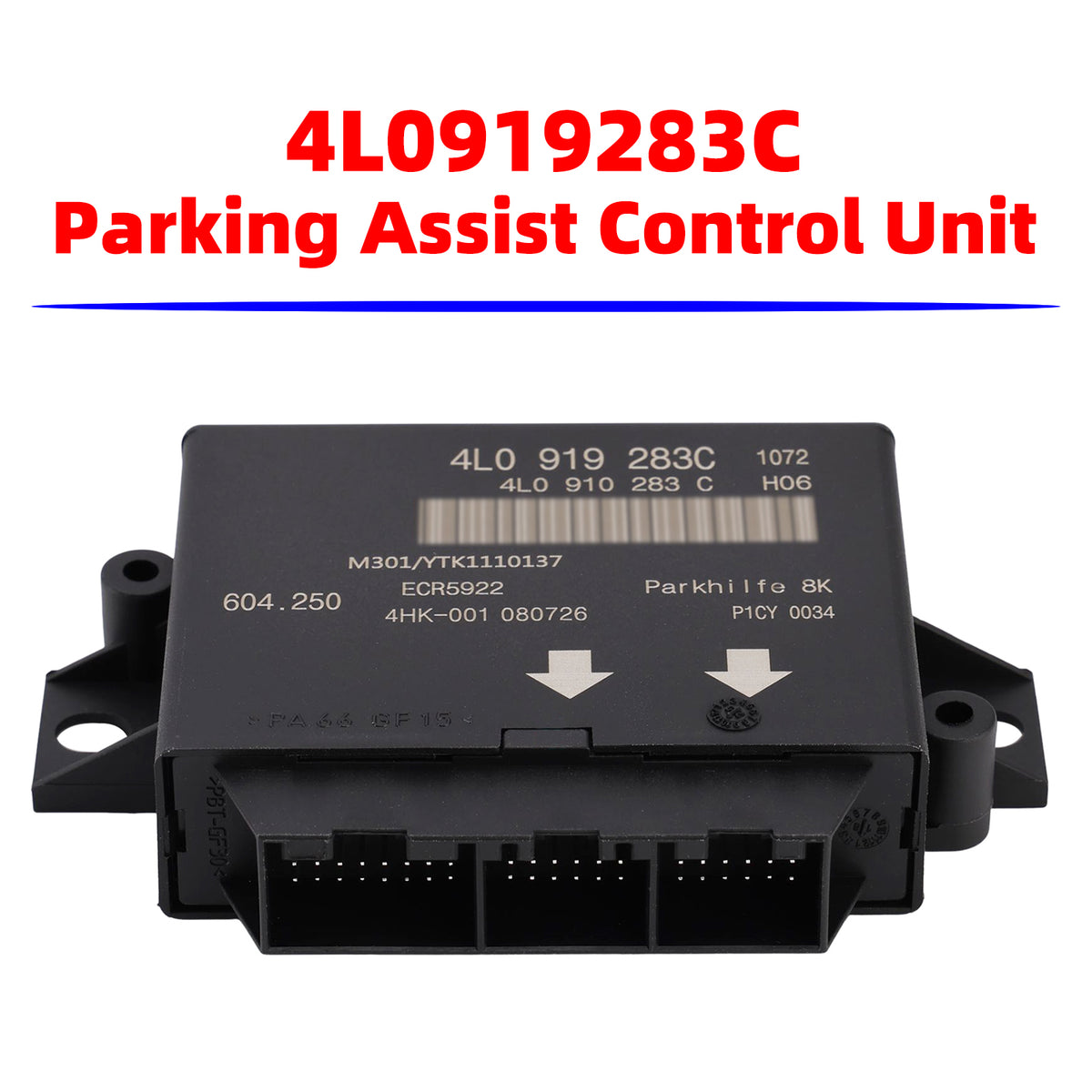 2007-2008 Audi S6 Parking Aid Park Assist Control Module 4L0919283C Generic