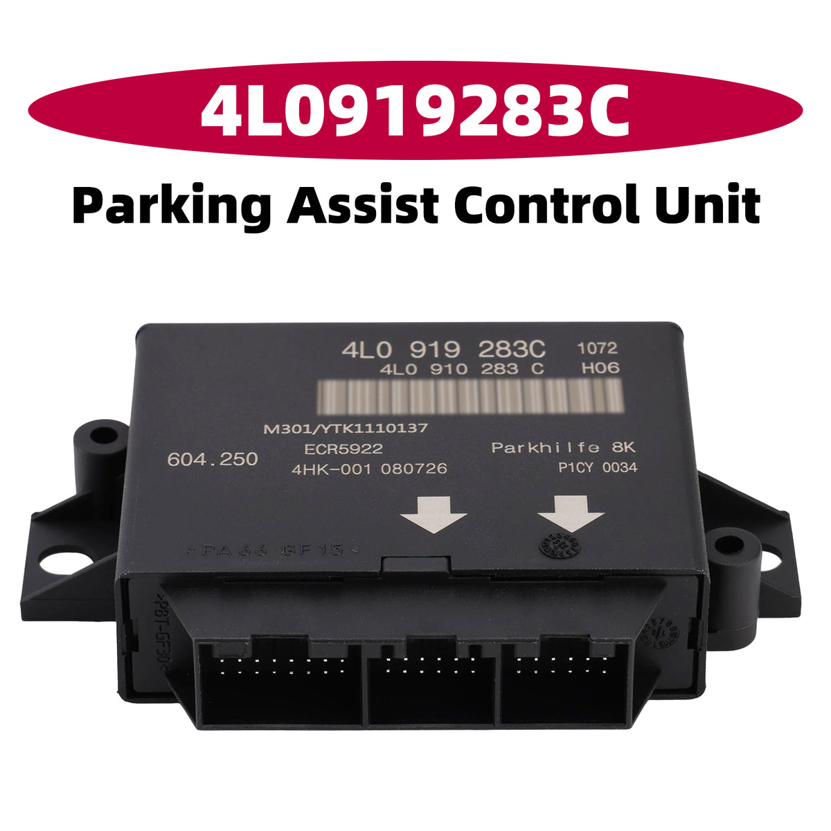 2007-2008 Audi S6 Parking Aid Park Assist Control Module 4L0919283C Generic