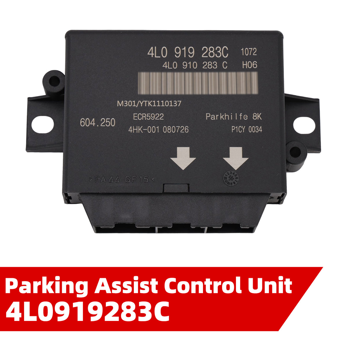 2007-2008 Audi S6 Parking Aid Park Assist Control Module 4L0919283C Generic