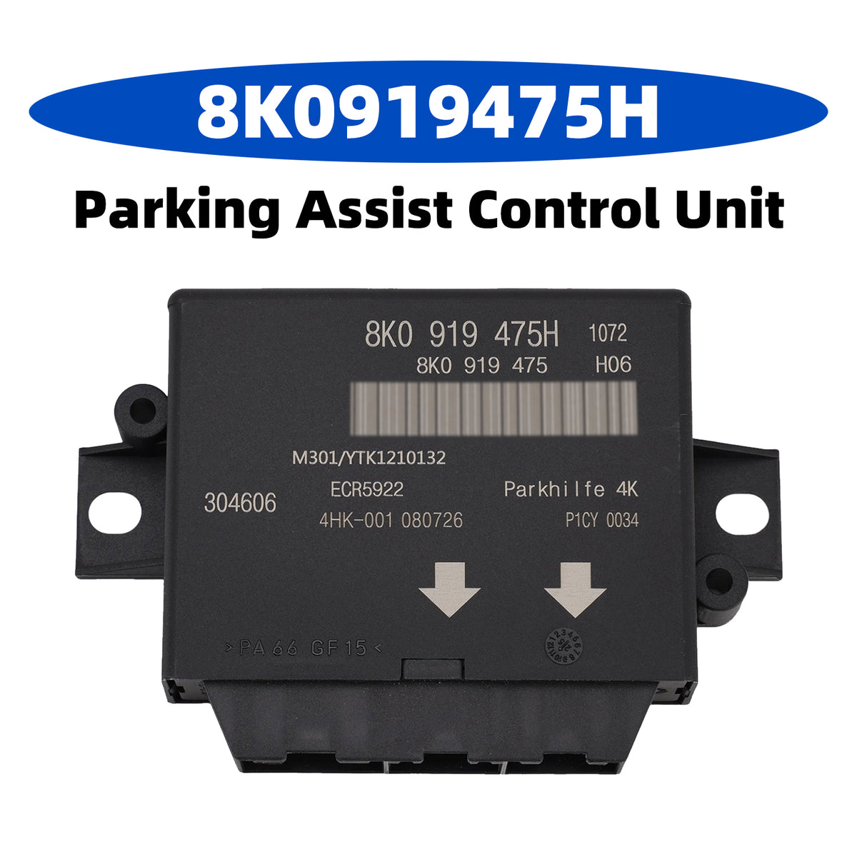 Audi A4 8K B8 Parking Distance Assist Sensor Module Control Unit 8K0919475T 8K0919475H Generic