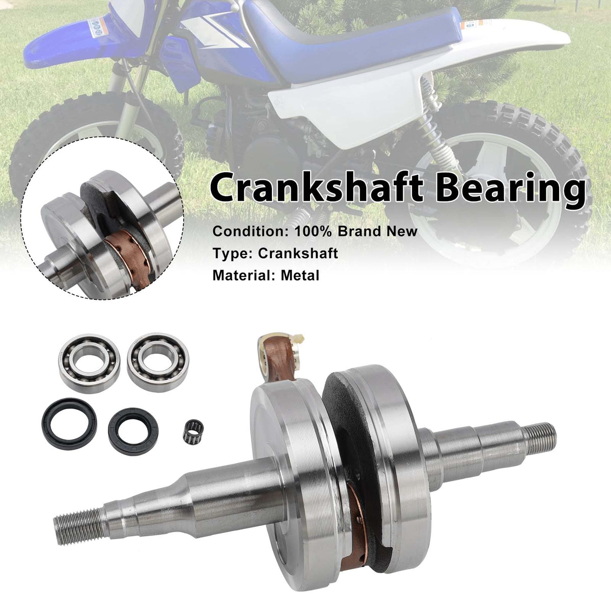 1983-1999 Yamaha PW80 Y-Zinger Crankshaft Bearing Generic