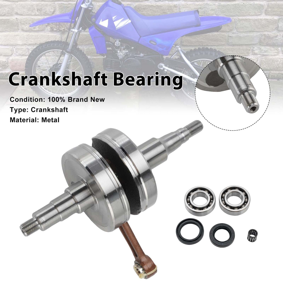 1983-1999 Yamaha PW80 Y-Zinger Crankshaft Bearing Generic