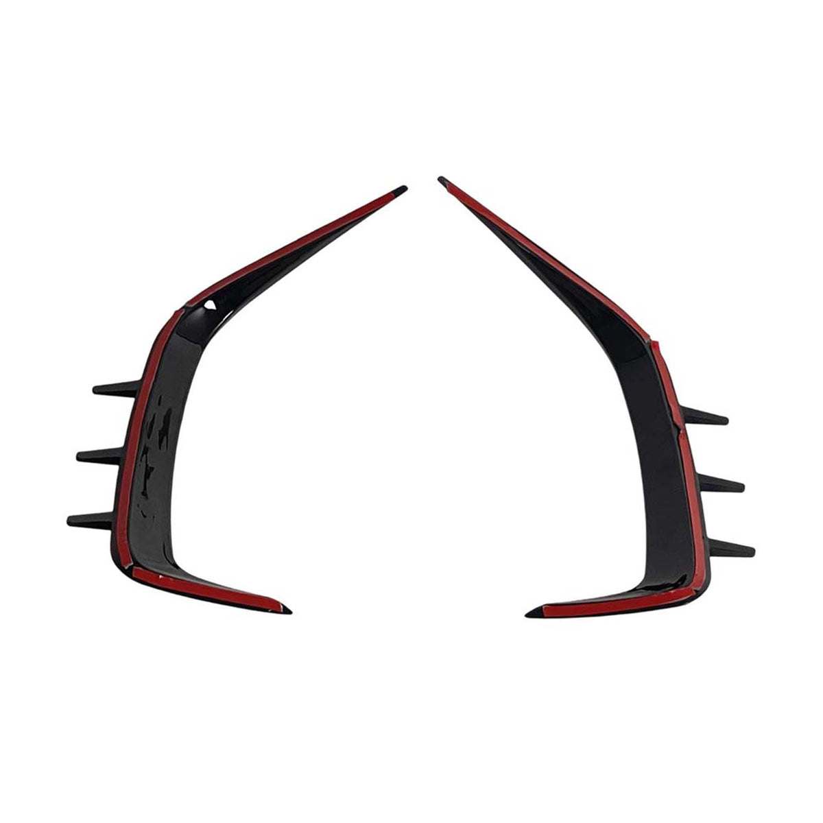 2021-2022 BMW 4 Series G22 G23 Sport-Style Rear Bumper Splitter Canard Air Vent Trim Generic