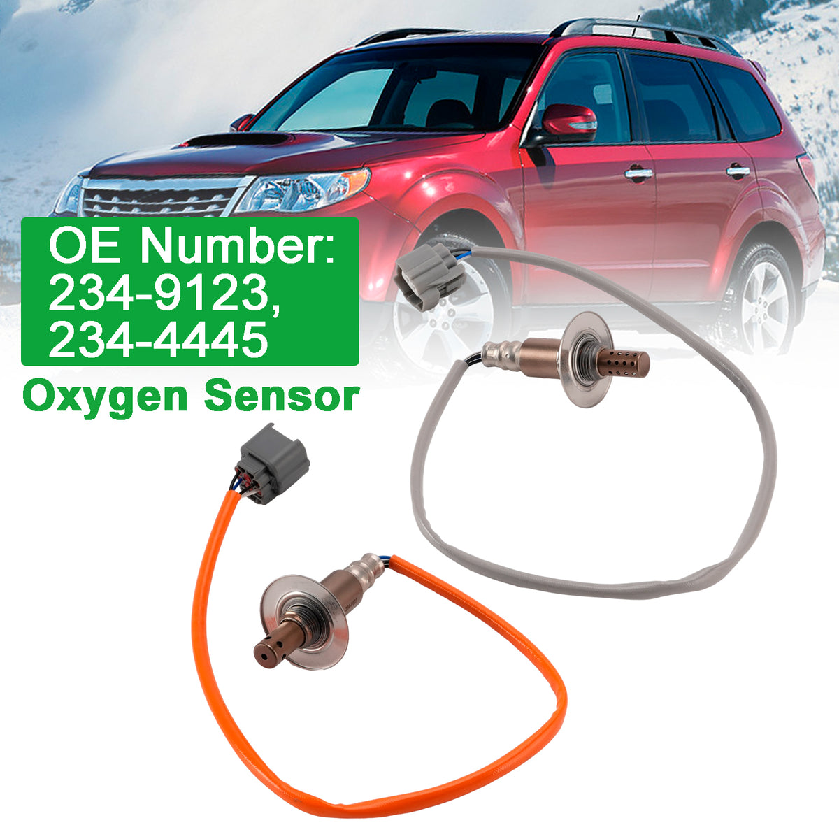 2009-2006 Subaru Legacy H4-2.5 Non-Turbo Up & Down Oxygen Sensor 234-9123 234-4445 Generic