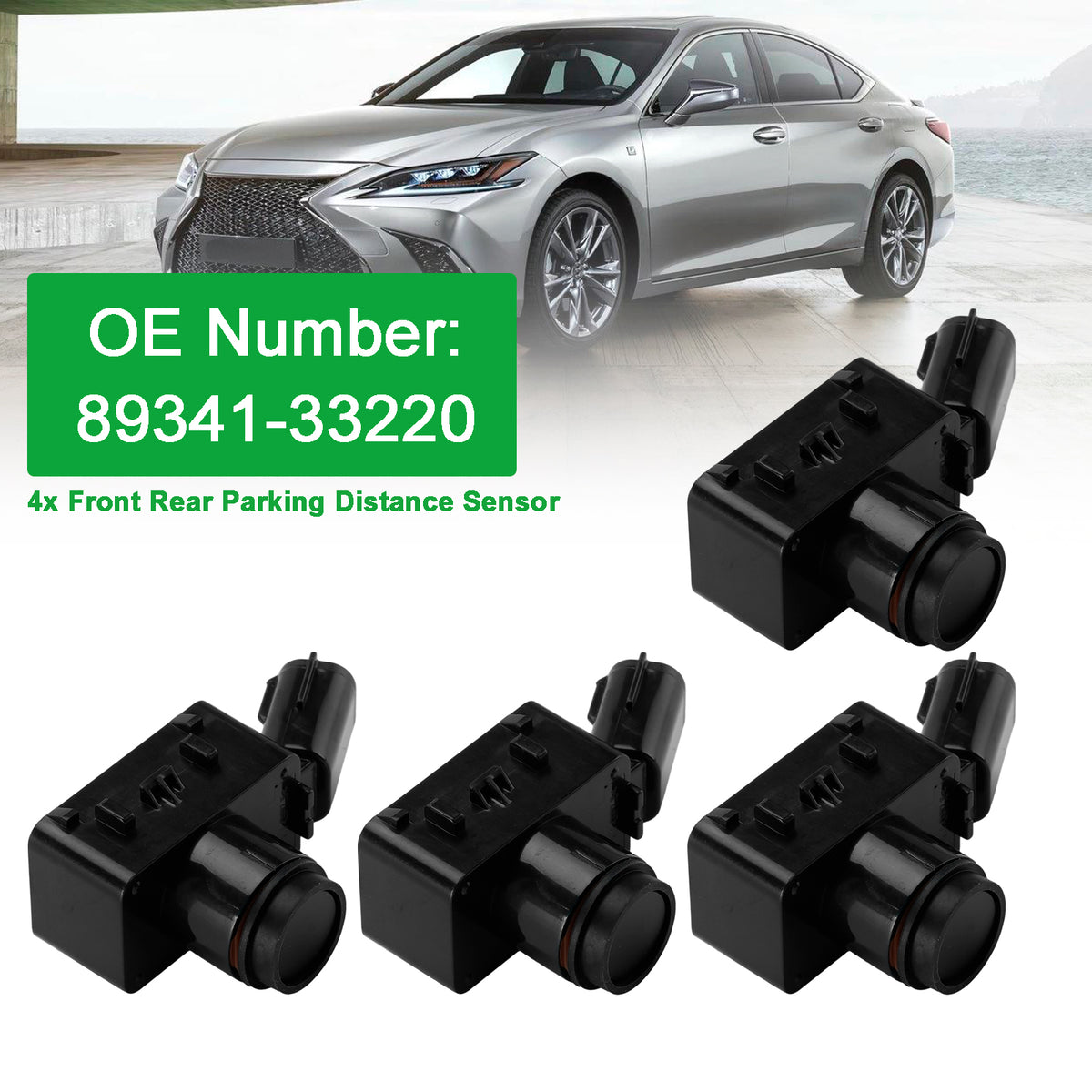 2018- Lexus LS500/LS500h 4x Parking Distance Sensor 89341-33220-C0 Generic