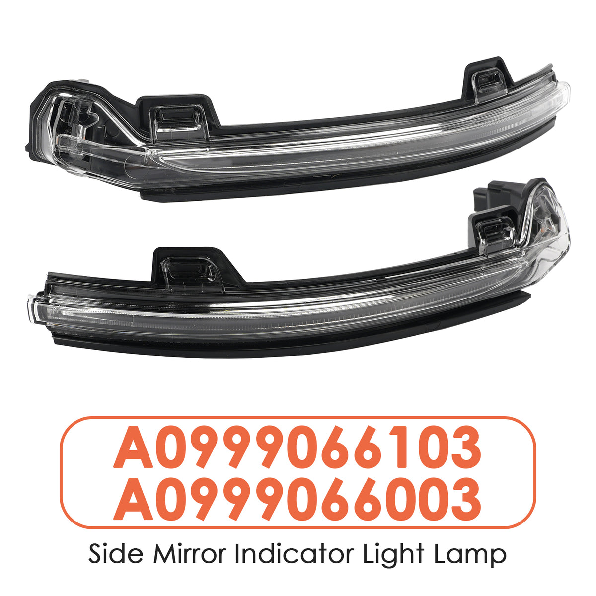 2021-2025 Mercedes-Benz W223 S Pair of Side Mirror Indicator Light Lamp A0999066103 A0999069503 Generic