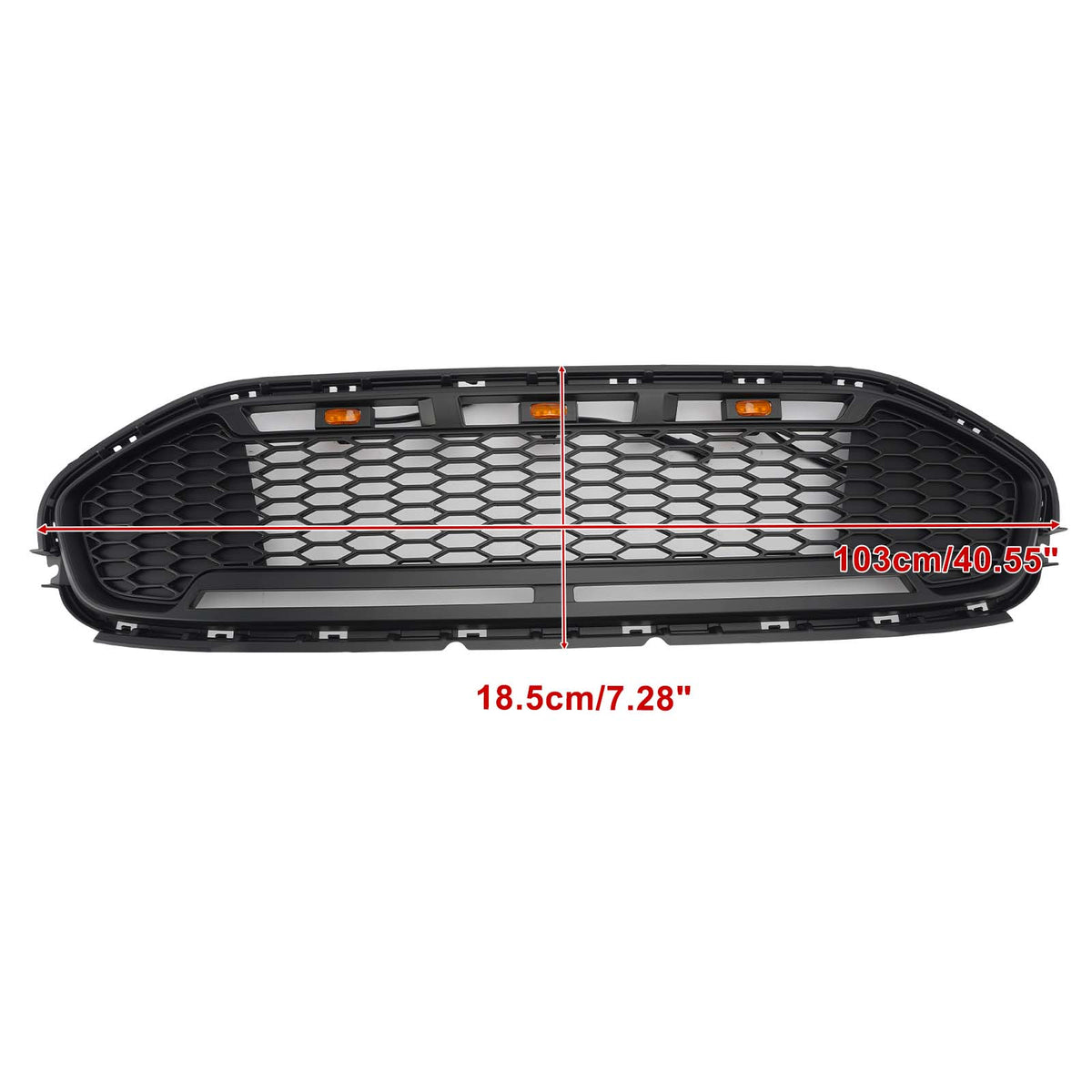 2019-2023 Ford Transit Connect (Doesn't Fit MSRT Custom!!!) Black Front Bumper Grill Grille W/LED Generic
