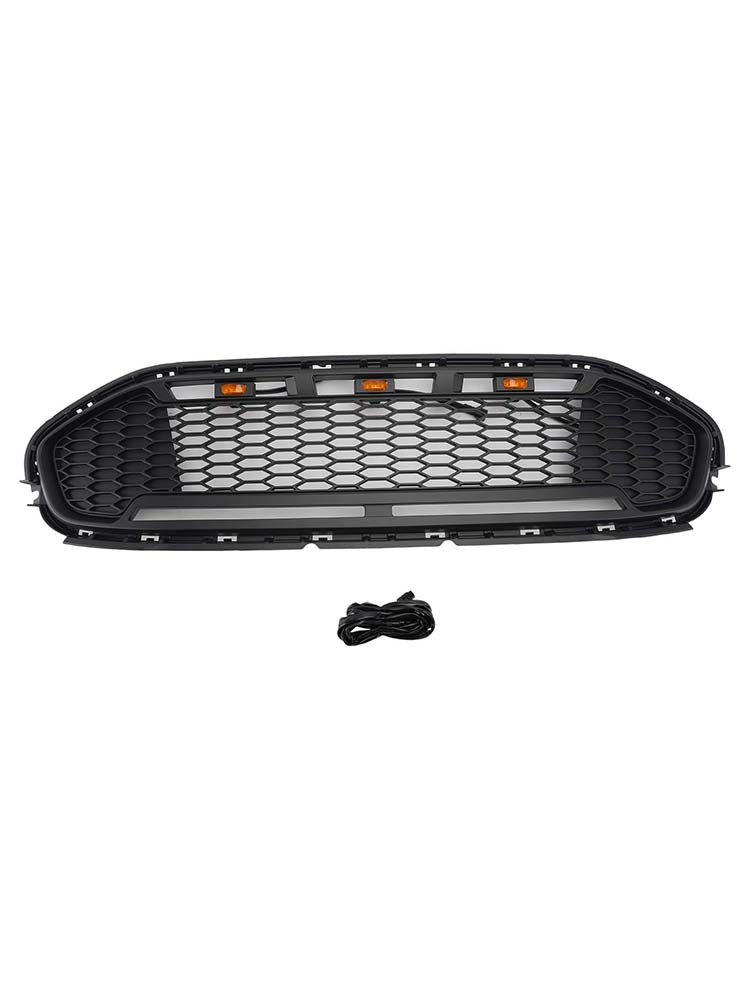 2019-2023 Ford Transit Connect (Doesn't Fit MSRT Custom!!!) Black Front Bumper Grill Grille W/LED Generic