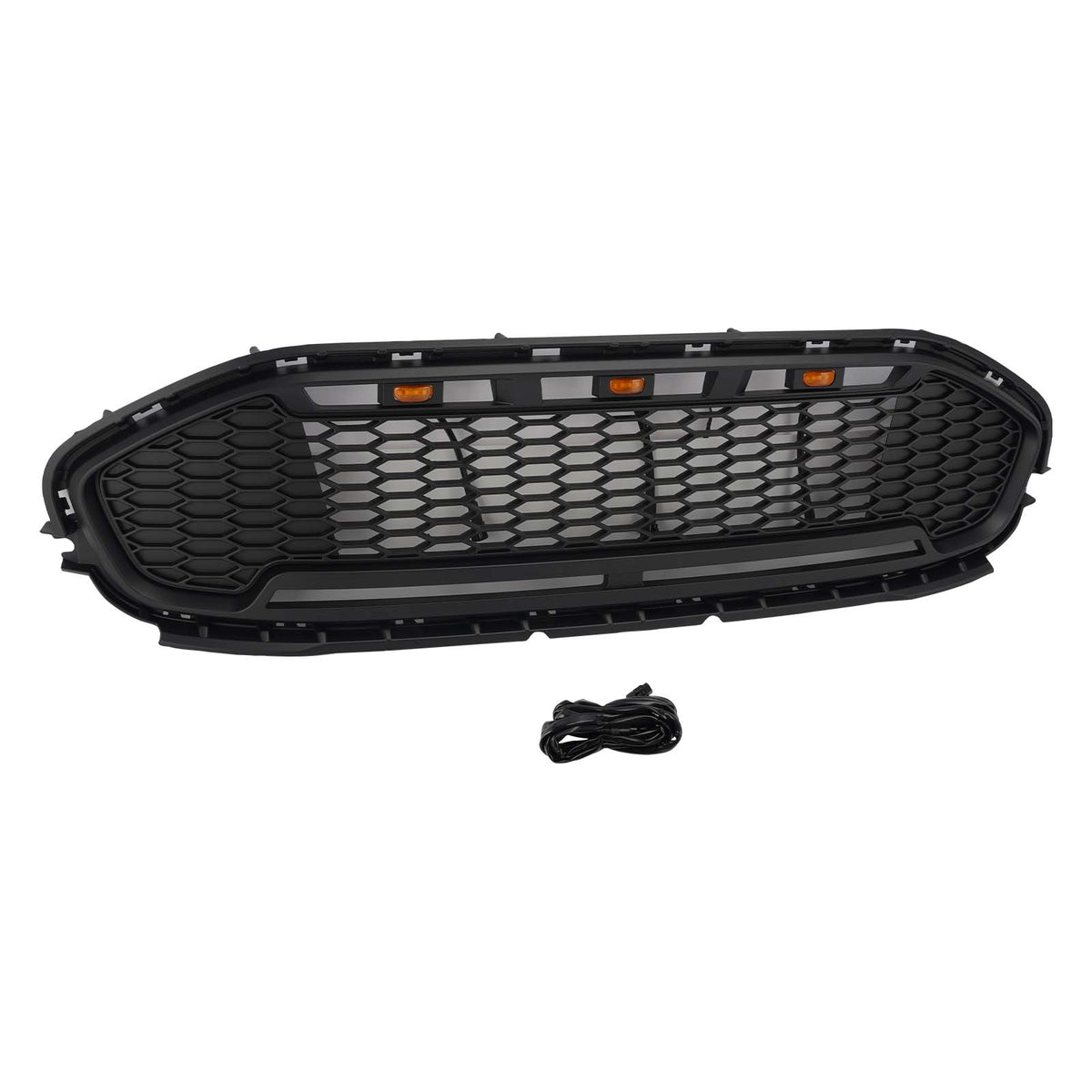 2019-2023 Ford Transit Connect (Doesn't MSRT Custom!!!) Black Front Bumper Grill Grille W/LED Generic