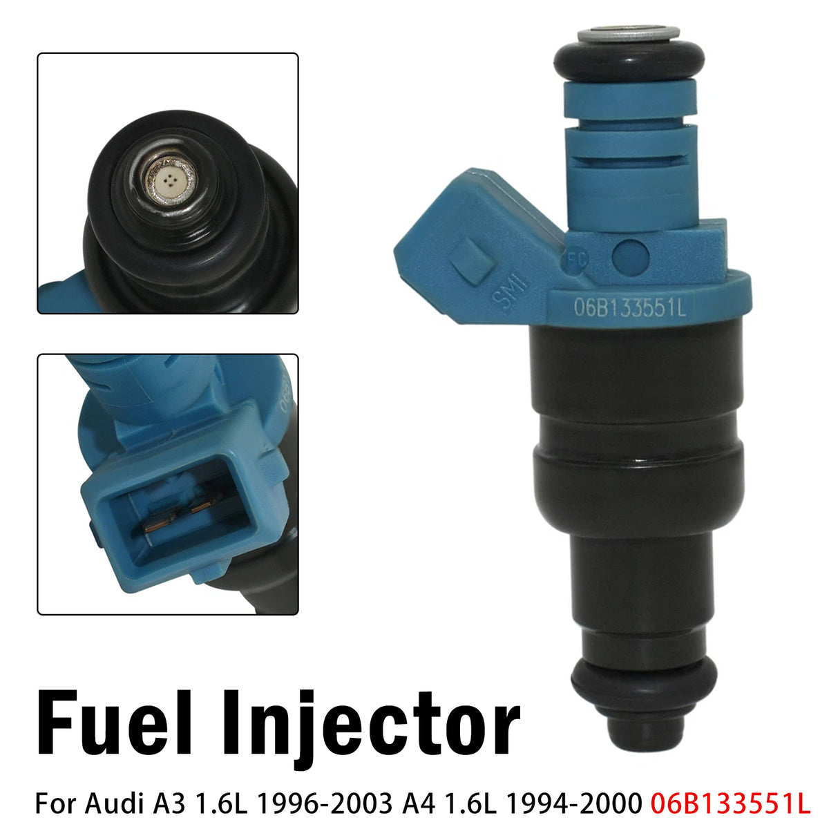 1994-2000 Audi A4 (8D2) 1.6 1Pcs Fuel Injector 06B133551L 06B133551 Generic