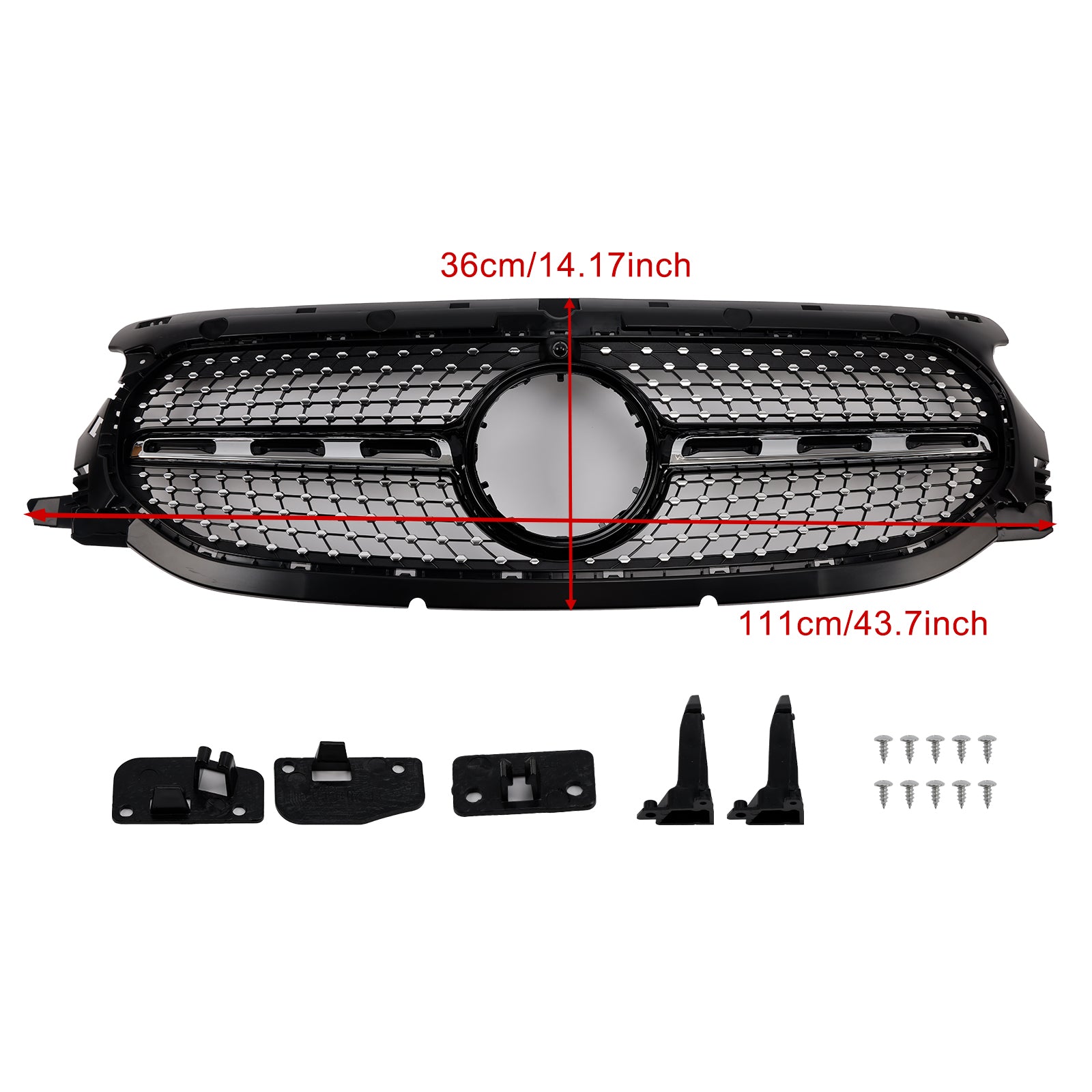 2020-2023 Mercedes-Benz H247 GLA250 GLA200 Diamond Front Grille Grill