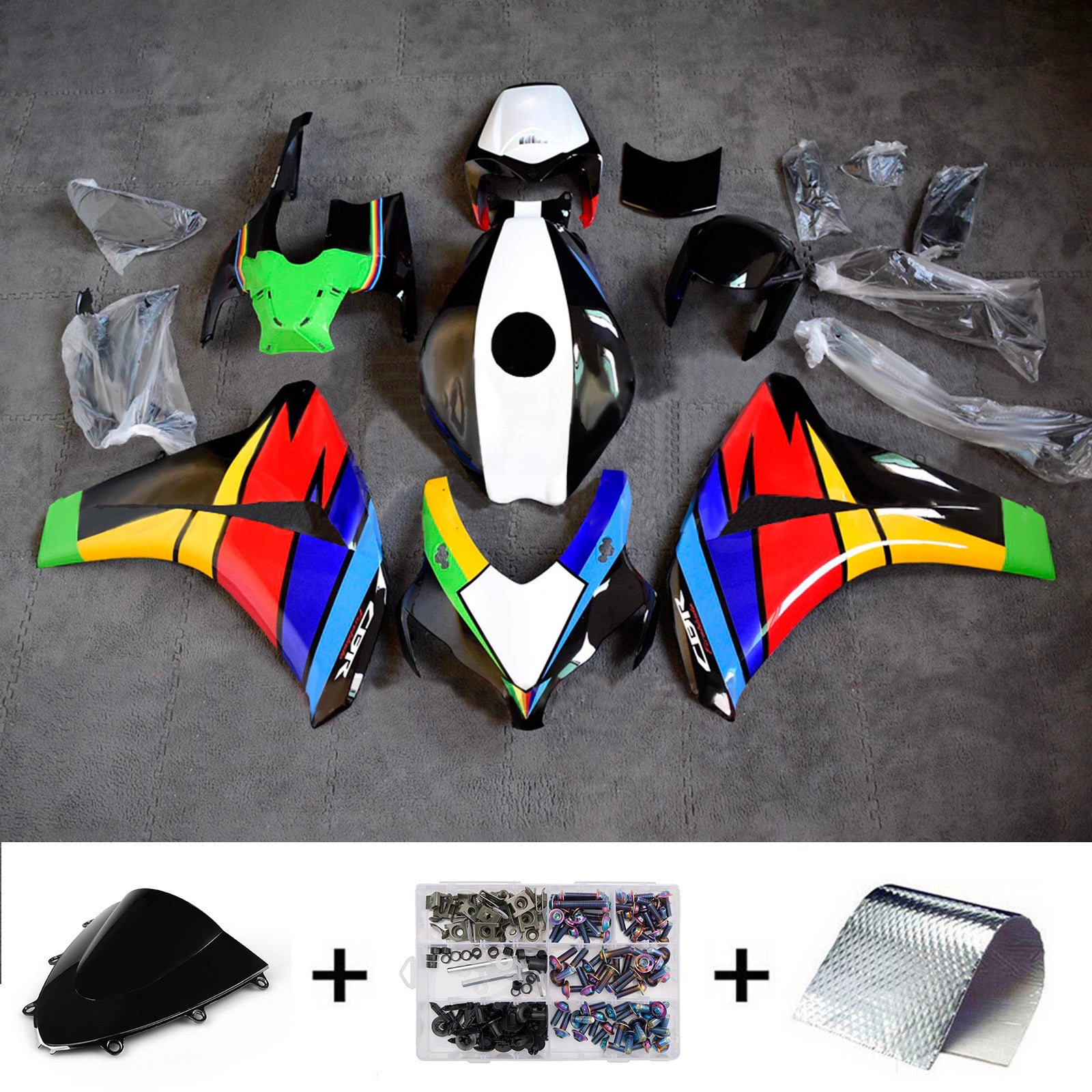 Injection Fairing Kit Bodywork Plastic ABS For Honda CBR1000RR 2008-2011