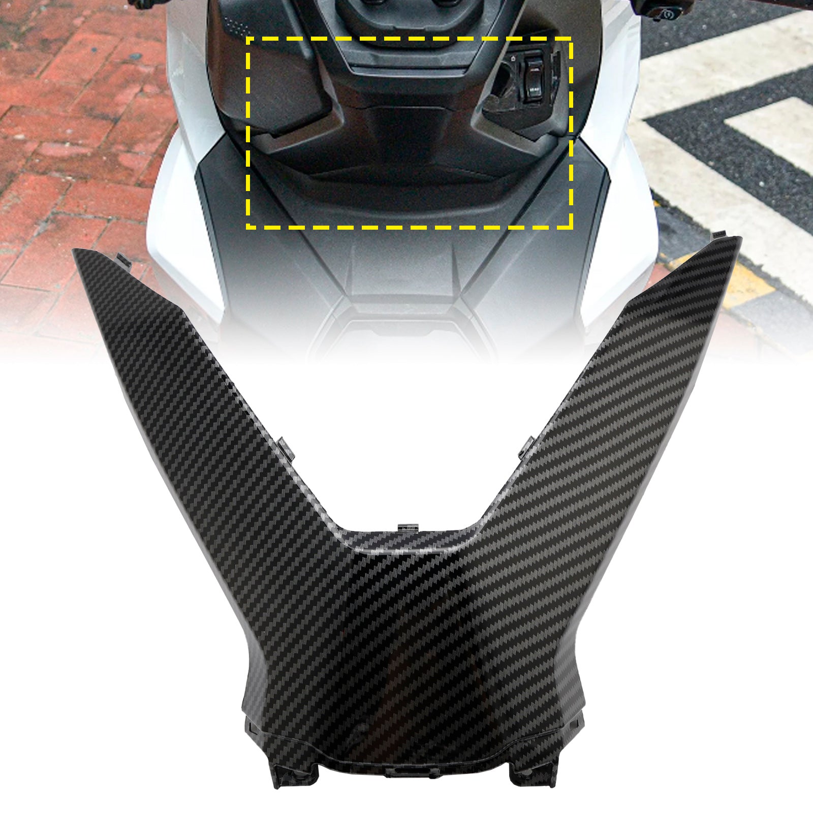 2023-2024 Honda ADV 160 Handlebar Driver Upper Cover Fairings Panels