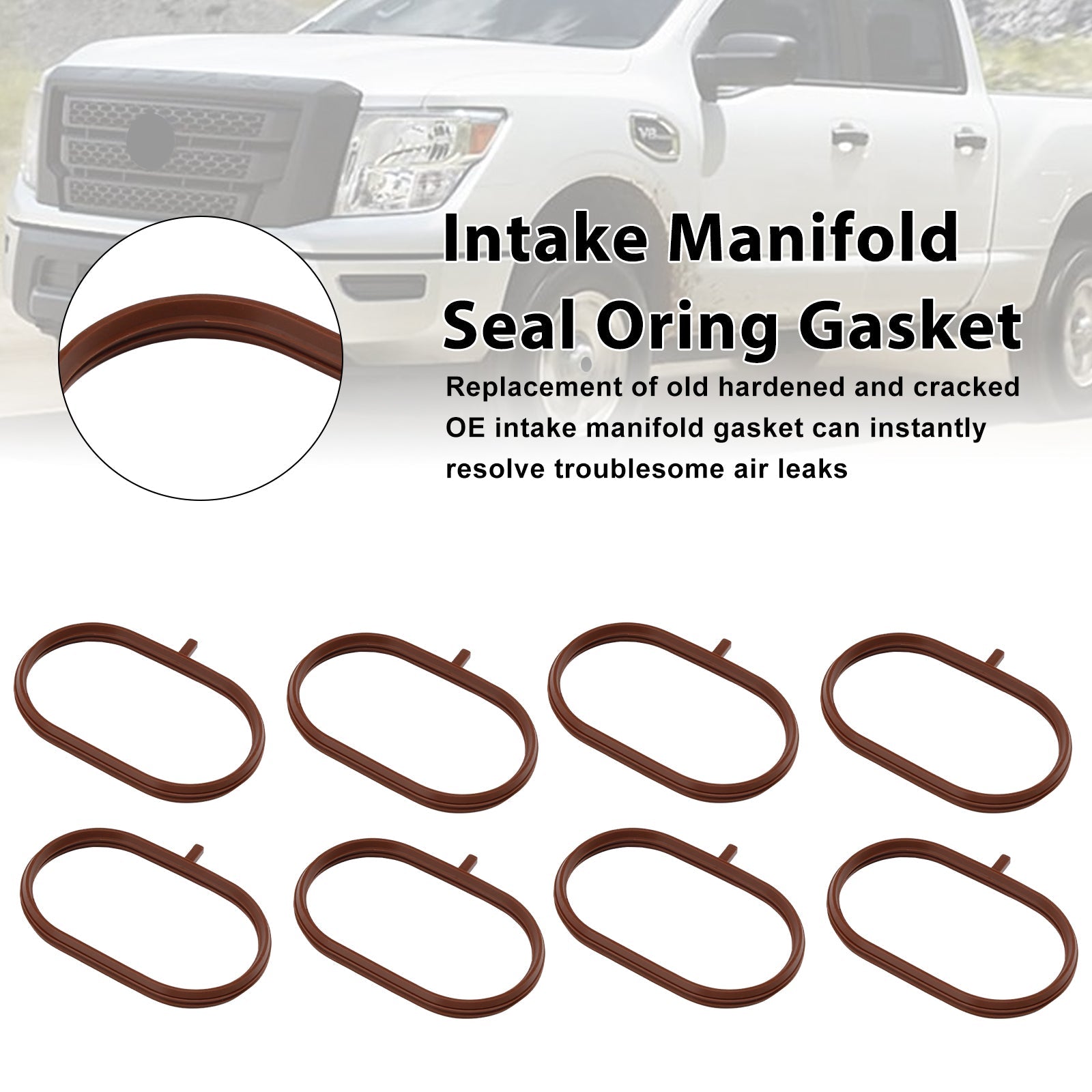 2016-2024 Nissan Titan XD 8PCS Inlaatspruitstukpakking 140351LA0A