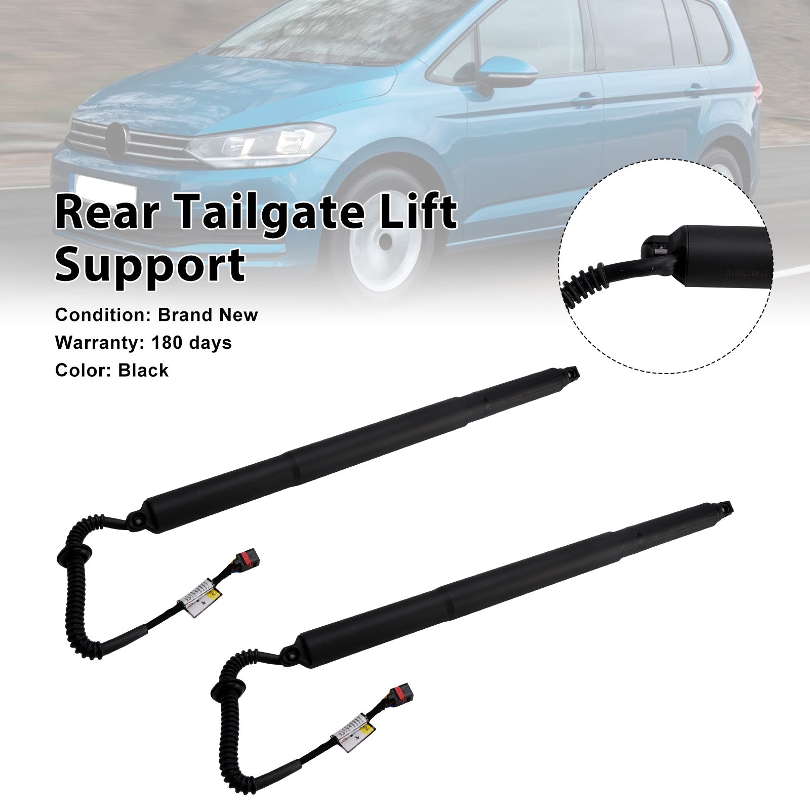2015-2023 VW Touran 5T1 2 pièces vérin à gaz de hayon électrique arrière 5TA827851A adapté