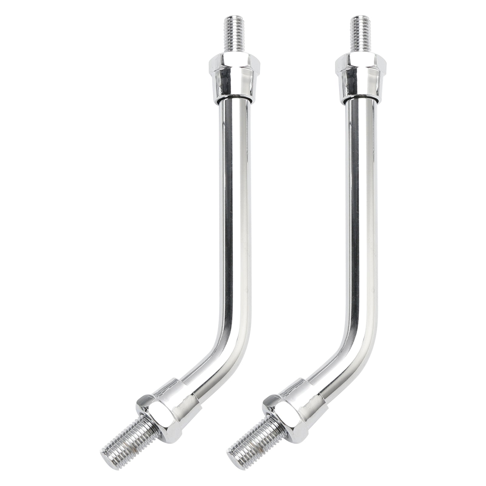 Chrome M10 achteruitkijkspiegels - 2 type stengels voor Kawasaki Z1 Z1000 Z 900 Z 1000
