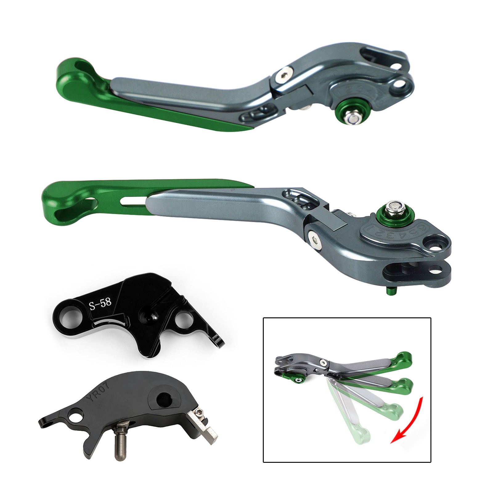 2022-2023 YAMAHA YZF R7 MT-10/SP FZ-10/SP Palanca de freno de embrague ajustable