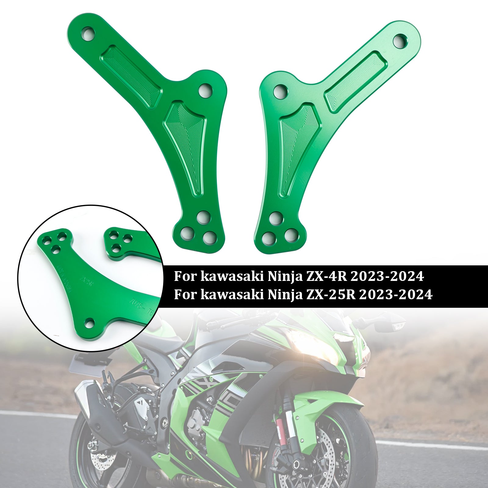 2023-2024 KAWASAKI ZX-25R ZX-4R Justerbara lägre upphängningslänkar för