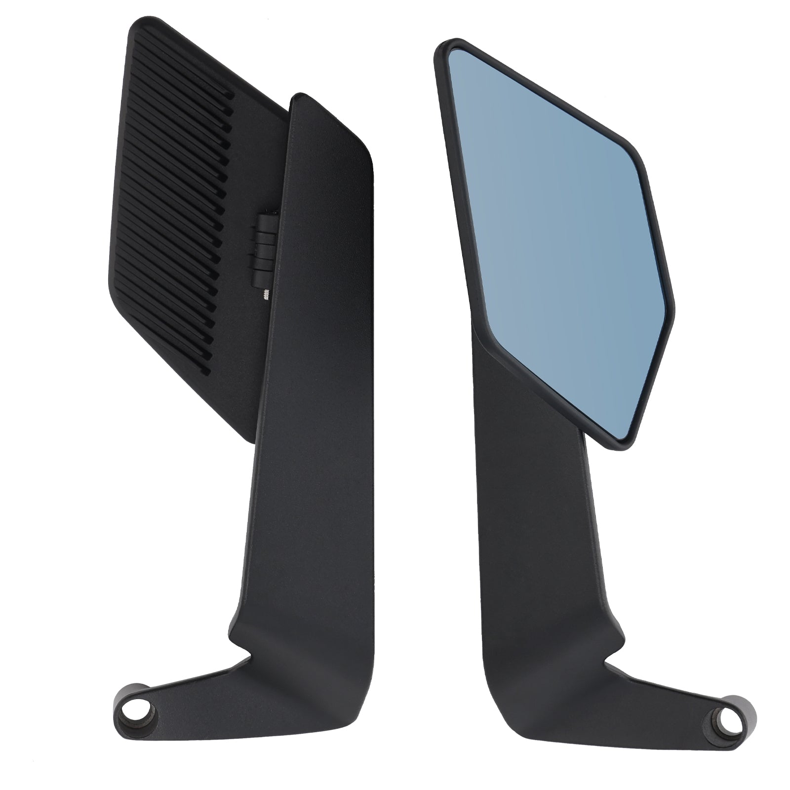 Winglet Mirror Set Blue Glass For Trident 660 Street Triple R RS 765 2022-2024