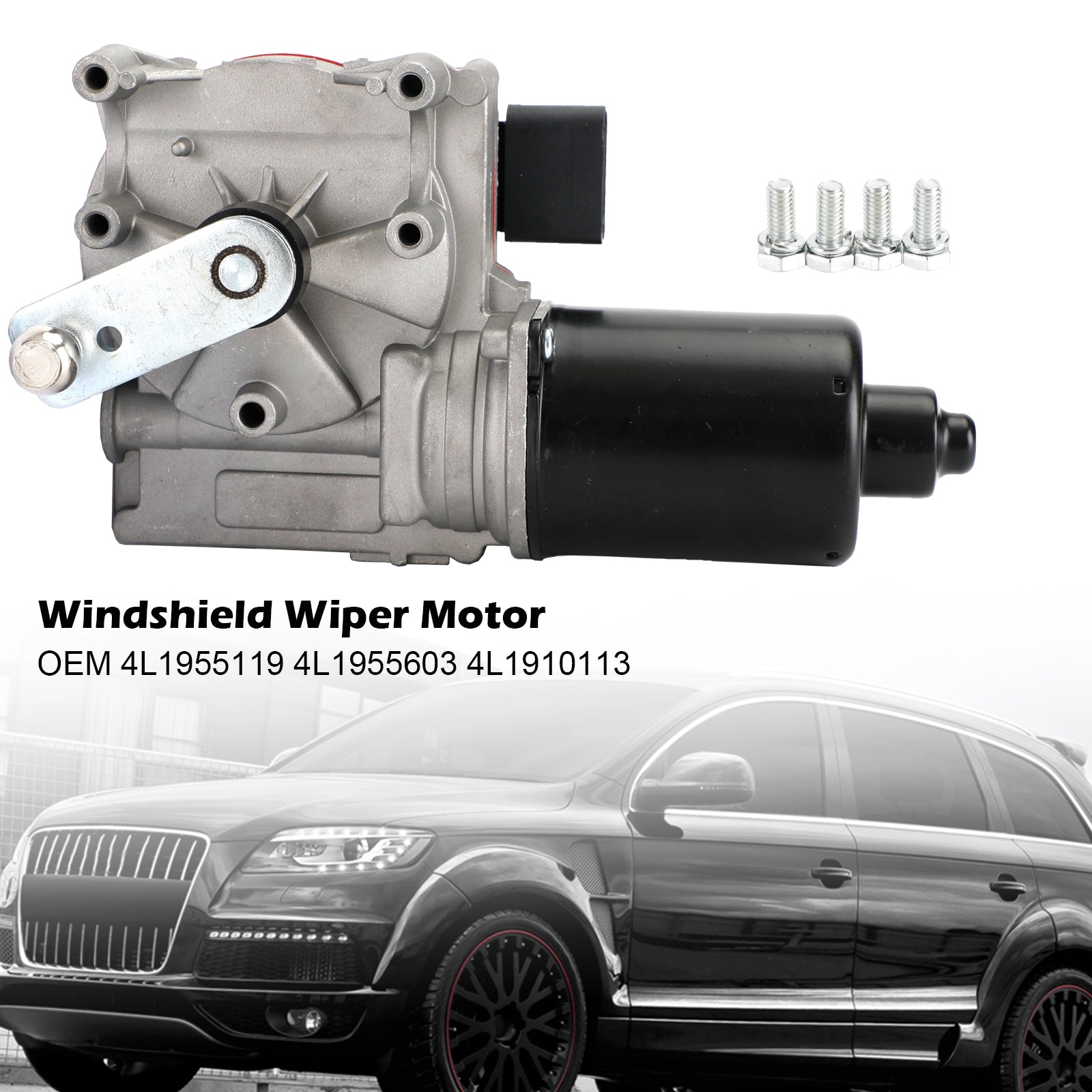 Frente do motor do limpador de pára -brisa para Audi Q7 4LB 4L1955119 4L195603 4L1910113