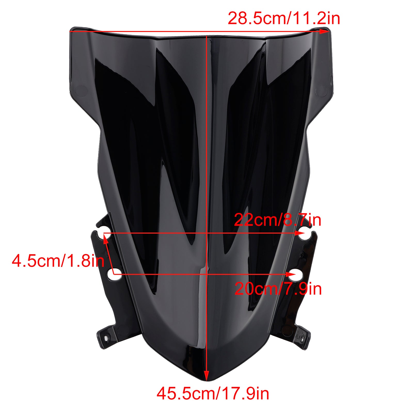 2024-2025 Daytona 660 Motorcykel vindrutan vindruta