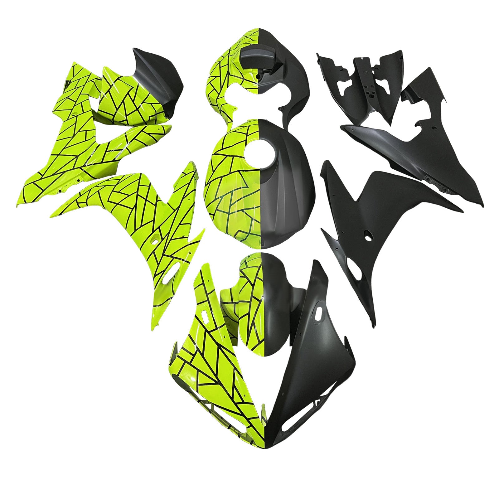 Injection Fairing Kit Bodywork Plastic ABS For Yamaha YZFR1 YZF-R1 2004-2006