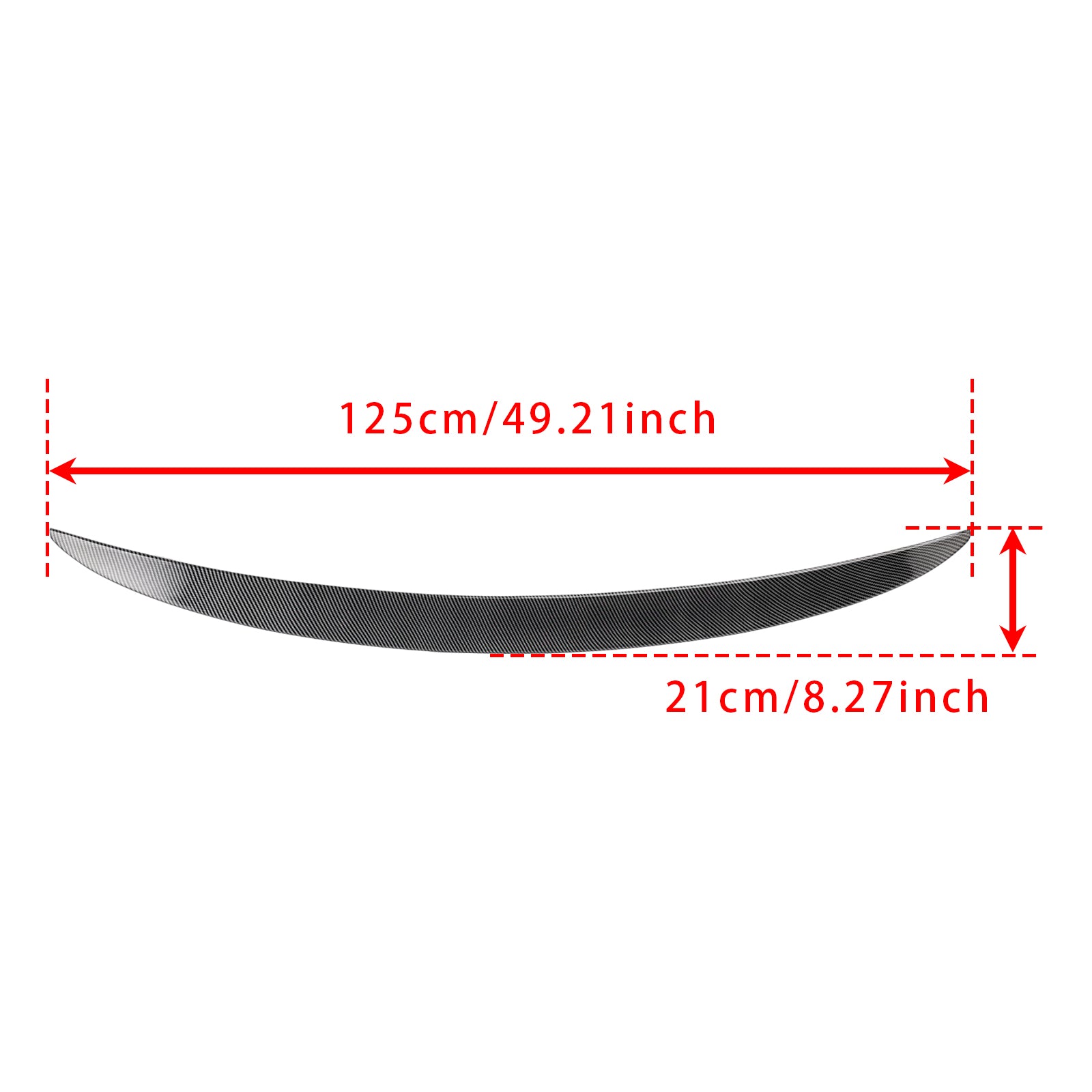 2017-2023 BMW G30 G38 F90 M5 MP Carbon Fiber Style Rear Trunk Spoiler Wing