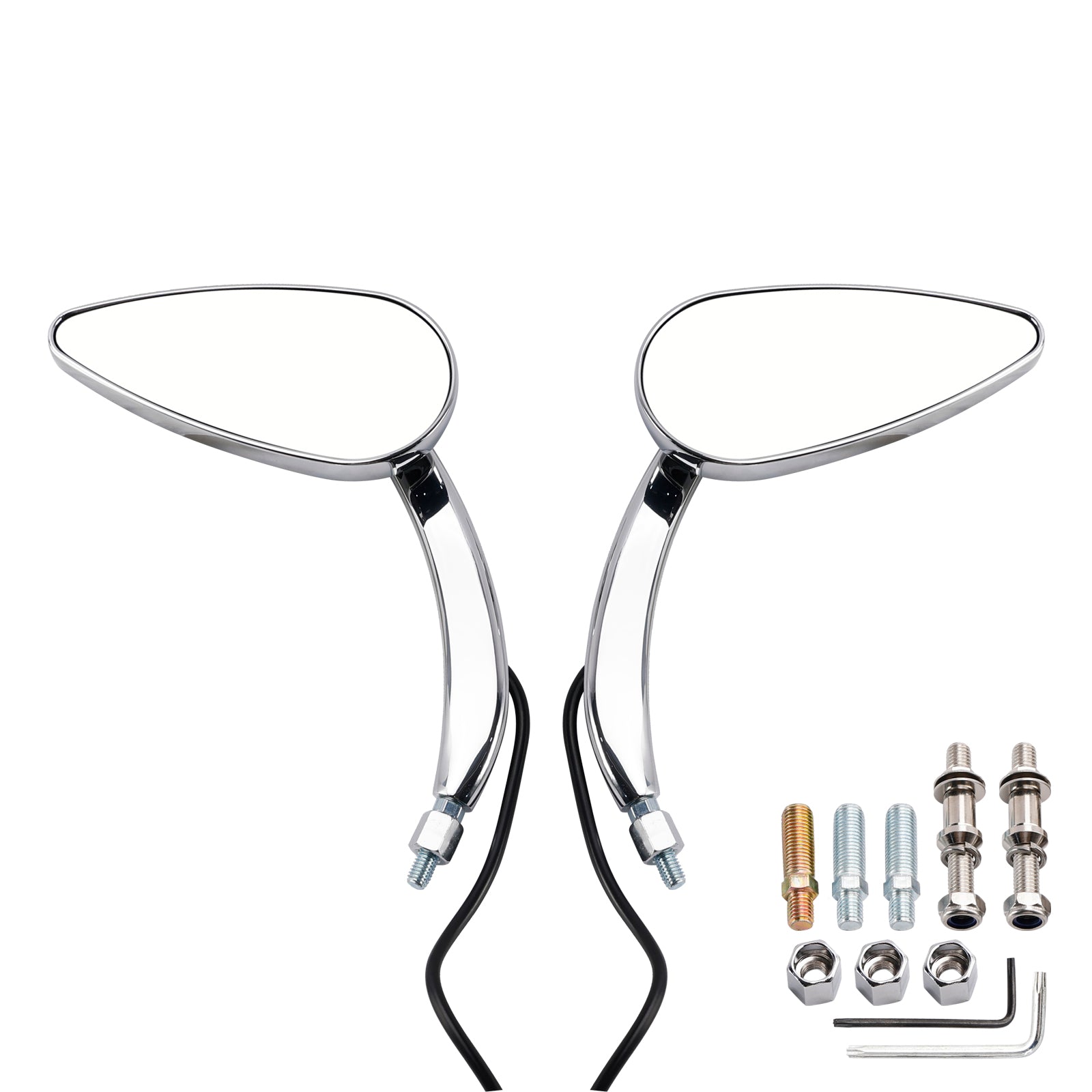 1990-2021 Electra Street Road Glide chroom op maat gemaakte LED-richtingaanwijzerspiegels