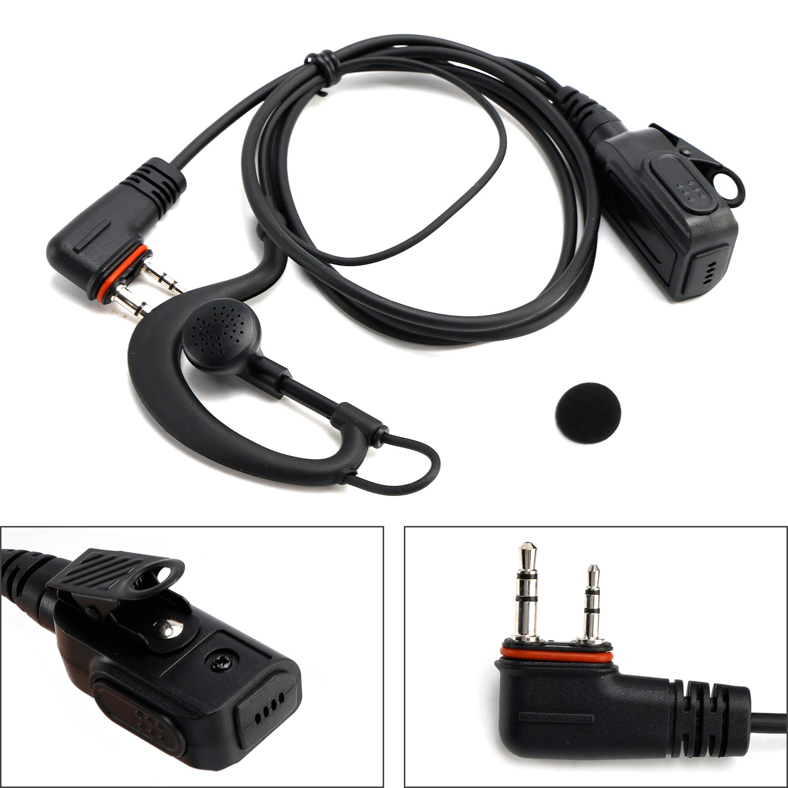 Earhook Headset ICOM A24/25-020 For ICOM A25CE A25N A24 Walkie-Talkie Radio