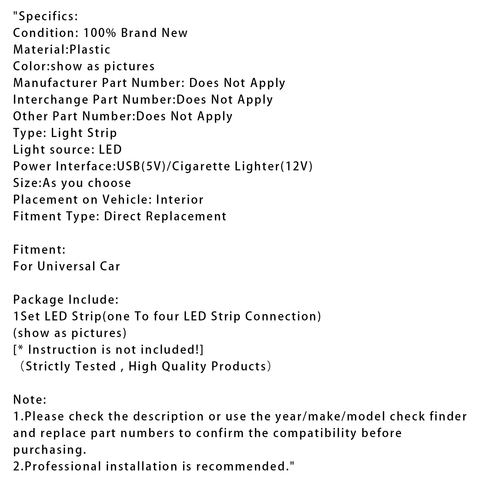 Vnútorná atmosféra vozidla RGB LED pásové svetlá s diaľkovým ovládaním a ovládaním aplikácií