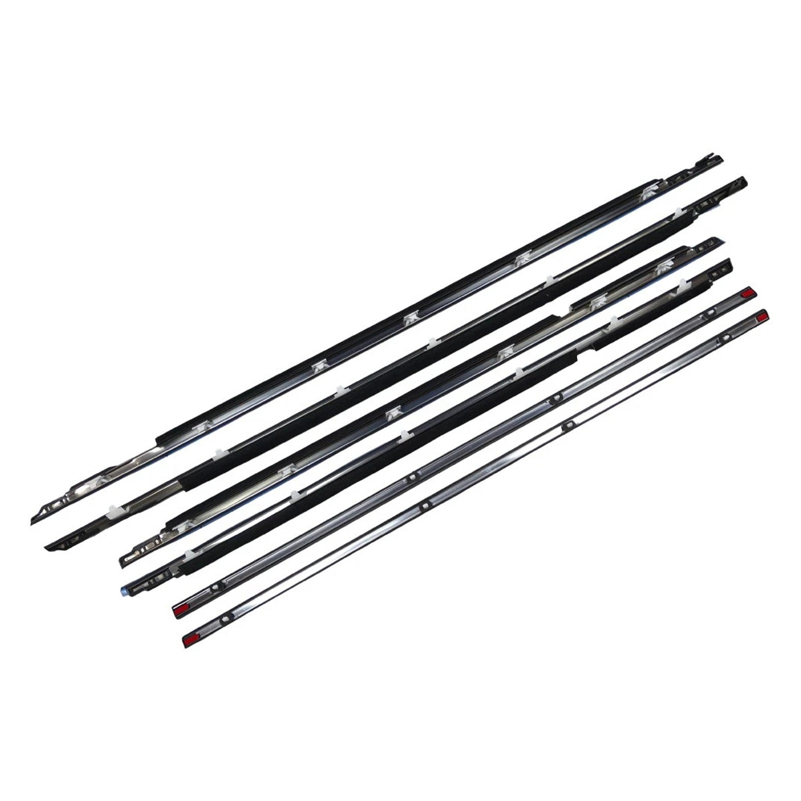 6PCS Door Belt Molding For Toyota Land Cruiser 80 Series 1991-1997