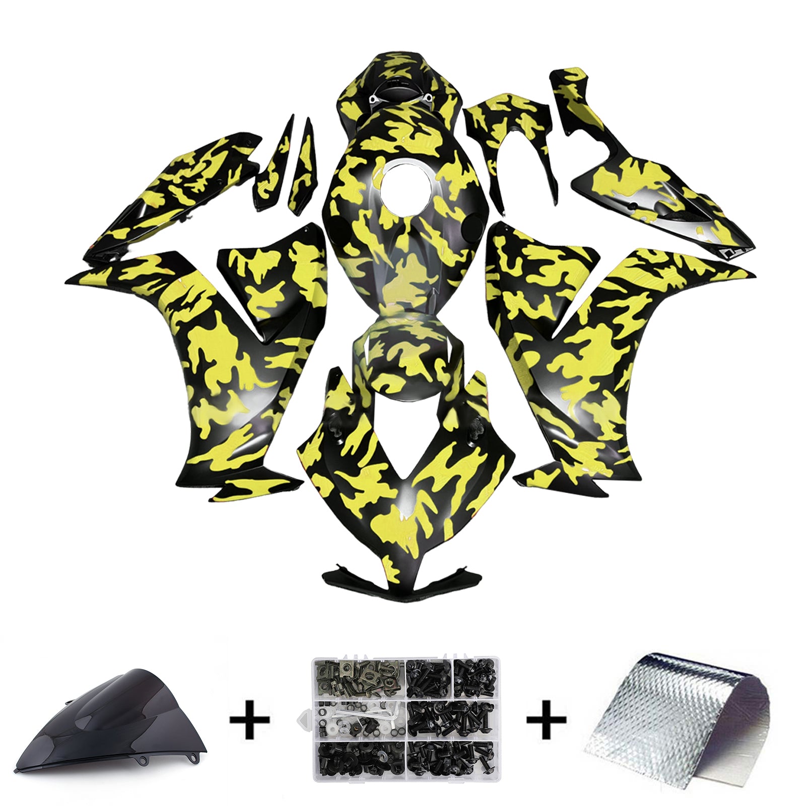 Injektionsmässa Kit Bodywork Plastic ABS för Honda CBR1000RR 2012-2016