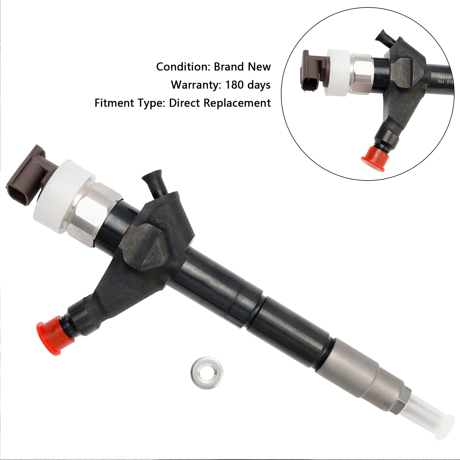 Nissan Navara D40 YD25 Euro4 1PCS Injetor de combustível 095000-6250 16600-EB70A